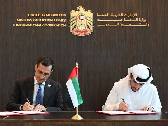 UAE foreign ministry, Etihad Credit Insurance sign MoU to promote trade, investment