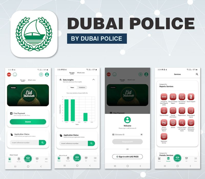 GOVERNMENT APPS GALLERY - dubai police