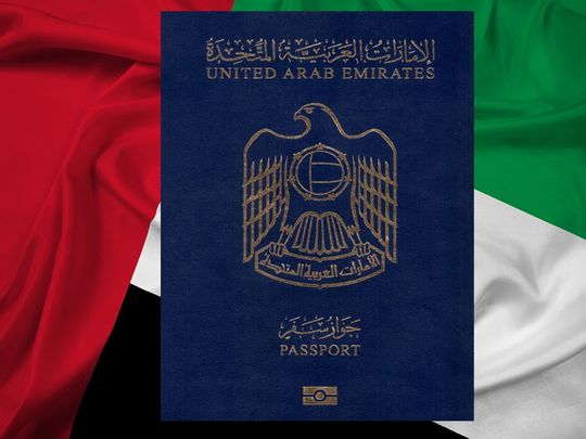STOCK Emirati Passport UAE Passport