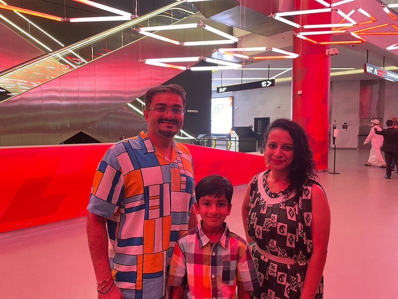 The family who drove from Abu Dhabi for the Sunidhi Chauhan concert