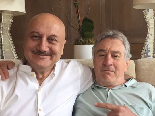 Anupam Kher and Robert De Niro
