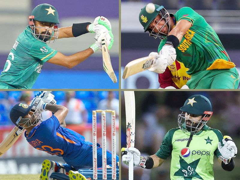 Babar Azam, Suryakumar Yadav, Mohammad Rizwan and other top T20 international batsmen in the world