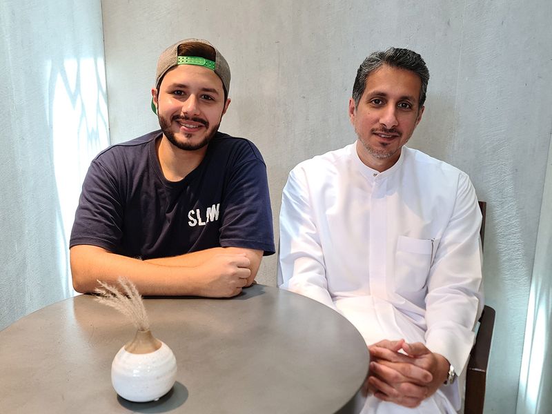 Chef Ali Yazdi and Mohammed Al Hathboor, co-founders and owners of SLAW 