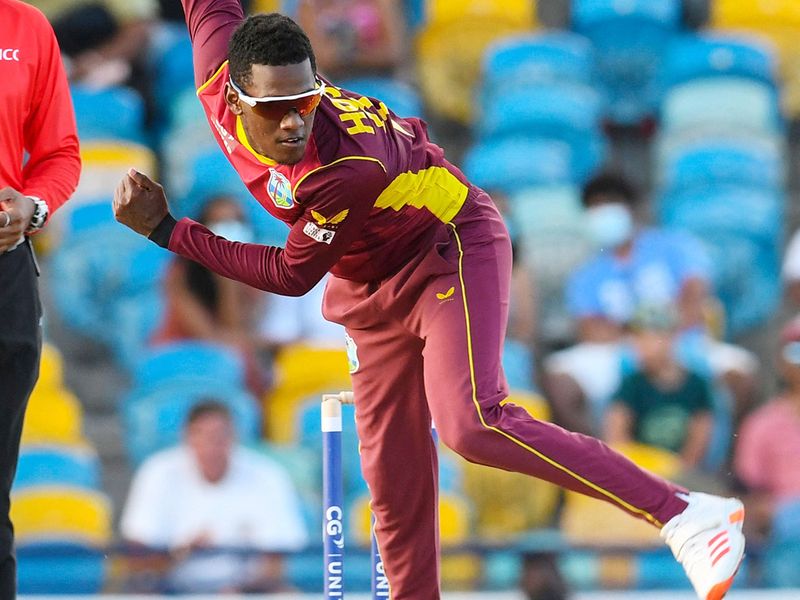 Akeal Hosein of West Indies 