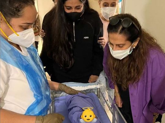 Rhea Kapoor shares the first glimpse of her nephew