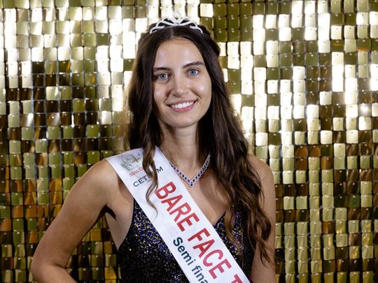Miss England finalist Melisa Raouf has been praised for opting to not wear make-up