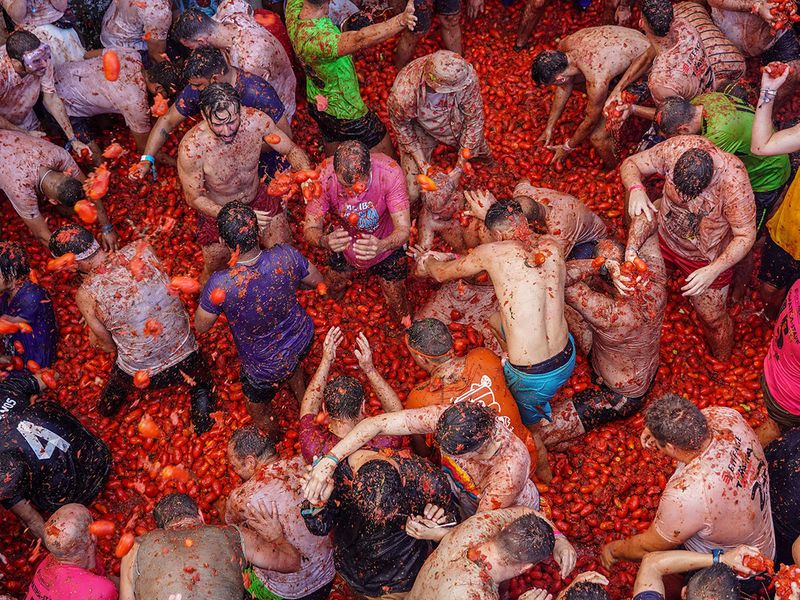 APTOPIX_Spain_Tomatina_94520