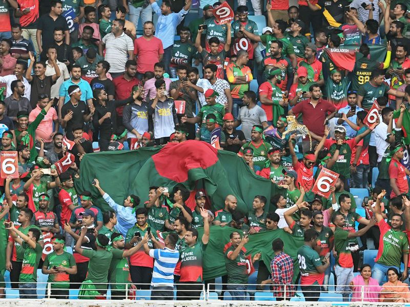 Bangladesh supporters at the Asia Cup