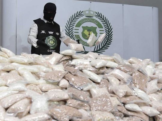 Watch: Saudis bust large haul of qat and hash