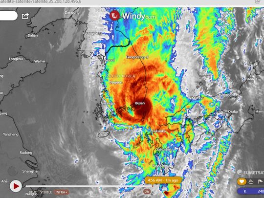Typhoon Hinnamnor