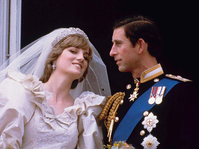 Charles and his bride Diana