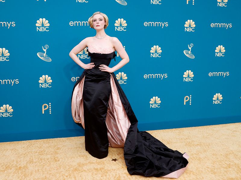 Elle Fanning arrives at the 74th Primetime Emmy Awards in Los Angeles, California, U.S., September 12, 2022. REUTERS/Ringo Chiu