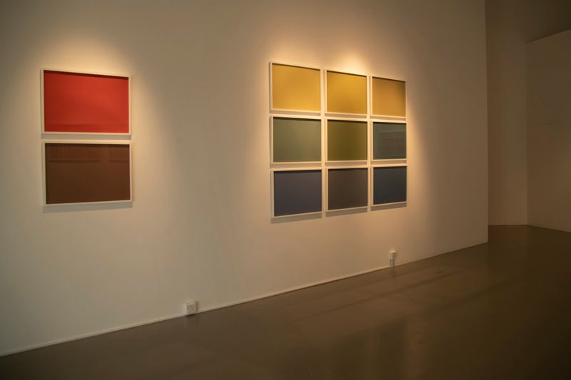 Al Amri's artworks exploring the theory of colour perception