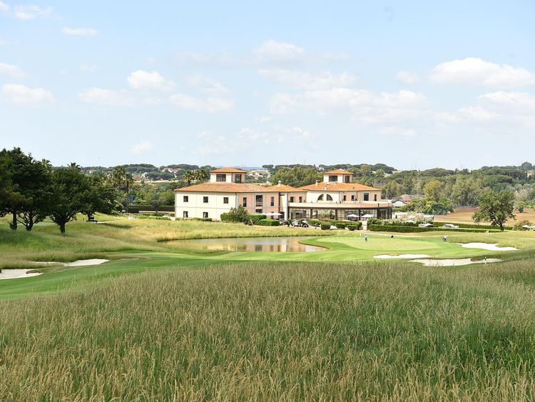 5th May 2023, Marco Simone Golf and Country Club, Guidonia, Italy; DS  Automobiles Italian Open Golf round 2; SHARMA, Shubhankar Stock Photo -  Alamy