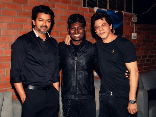 #ShahRukhKhan, #Vijay and #Atlee in one epic frame!