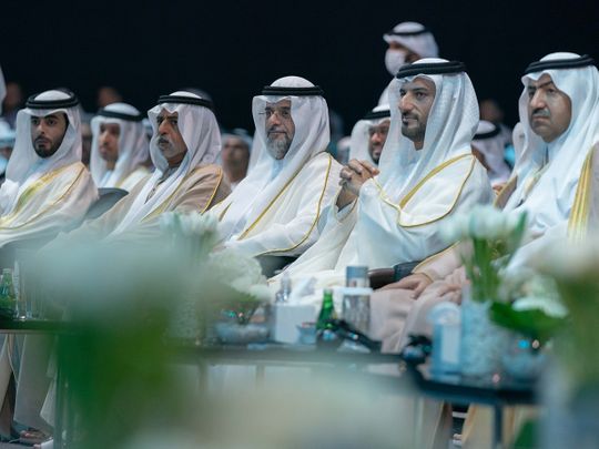 Sheikhs at opening ceremony of IGCF 2022 in Sharjah 