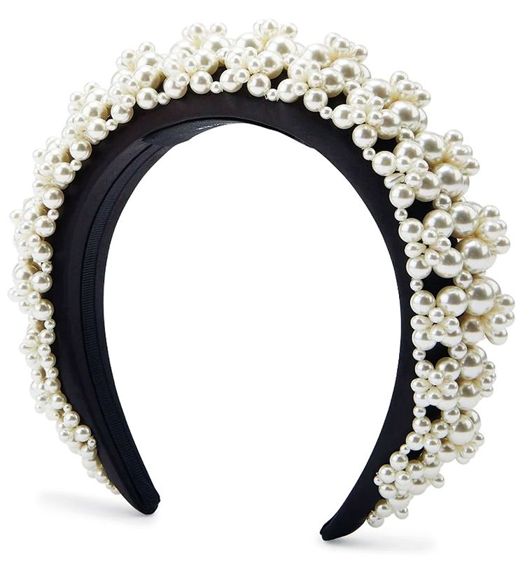 Simone Rocha pearl-embellished headband Dh2,777