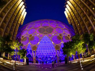 Expo City Dubai opens with stunning visuals on Al Wasl dome