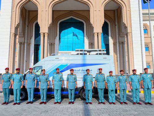 Sharjah Police Mobile Service Centre Vehicle