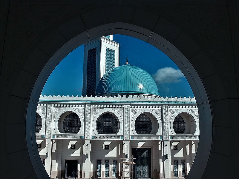 The Abdelhamid Ben Badis Mosque located in Oran, Algeria 