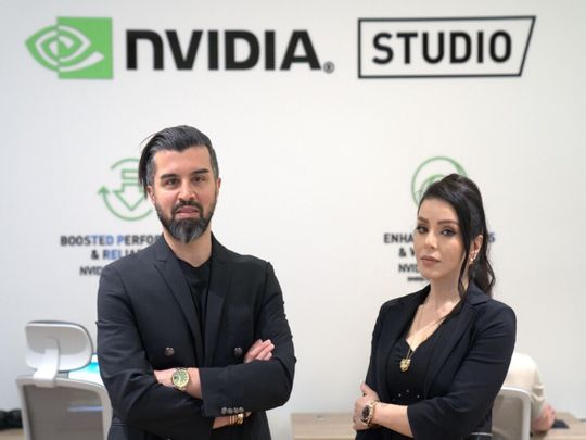 Iman Mozaffari, Head of Sales METNA and Chantelle Tavid, Head of marketing, NVIDIA - GN resized