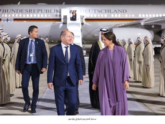 Germany-Overview-LEAD-uae-minister-&-german-chancellor-GN-ARCHIVES-for-web