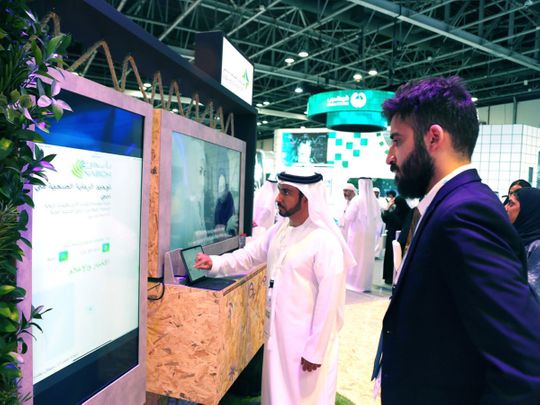 Dr-Mohammad-Al-Redha,-Director-of-DHA’s-Health-Informatics-and-Smart-Health-Department-at-the-DHA-stand-at-GITEX-1665469359895