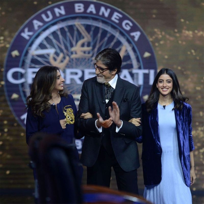 Froom left Shweta Bachchan, Amitabh Bachchan and Naya Nanda