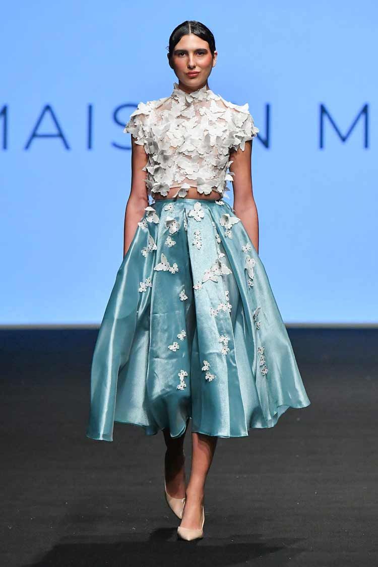 Jordanian designer Farah Bseiso collection for Maison Mada’en. 