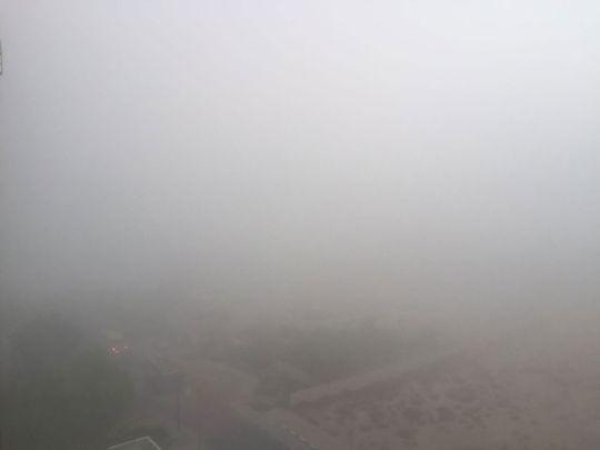 foggy weather