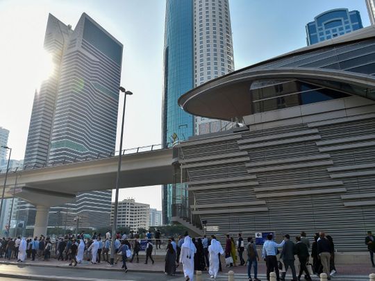 Thousands of visitors use Dubai Metro to reach Gitex Global 2022
