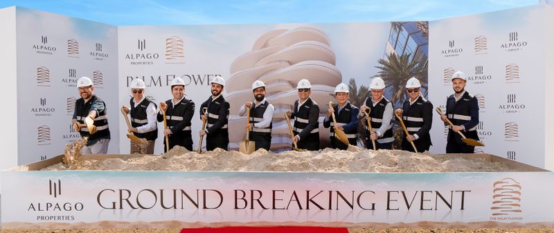 Ground breaking ceremony of Dh600m villa at Palm