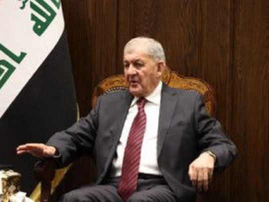 Iraq's new President Abdul Latif Rashid