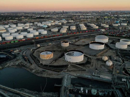 Storage tanks for crude oil, gasoline, diesel, and other refined petroleum products