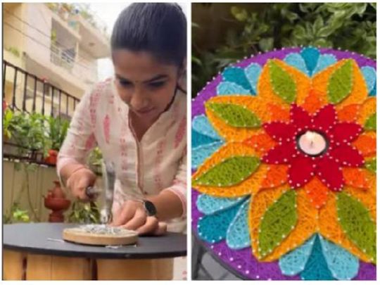 सण आणि उत्सव News | Dhanteras Easy Rangoli Designs: धनत्रयोदशी दिवशी काढा  या सोप्या kalash रांगोळी ( Watch Video ) | 🙏🏻 LatestLY मराठी