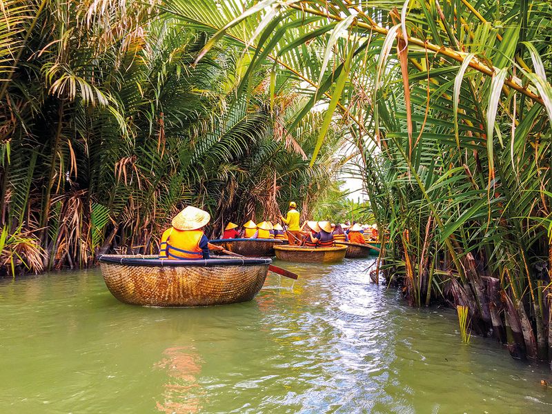 Don't miss out on taking a 30-minute basket boat ride in Hoi An