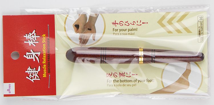 Muscle relaxation stick, available at DAISO
