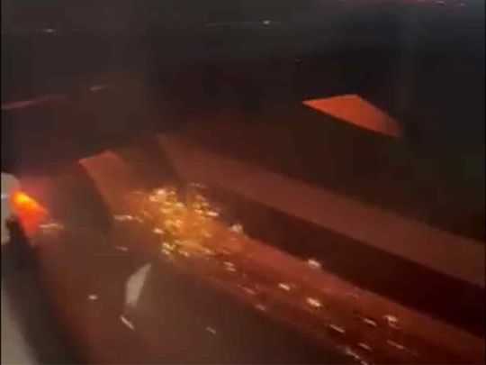 Video: IndiGo plane aborts take off as engine catches fire, passengers safe