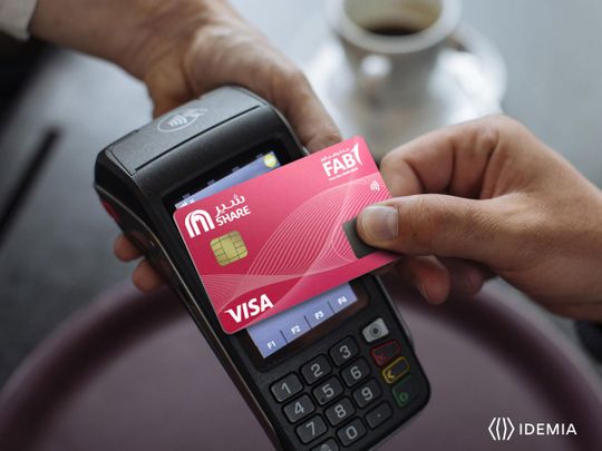 UAE's first biometric payment card FAB, MAF
