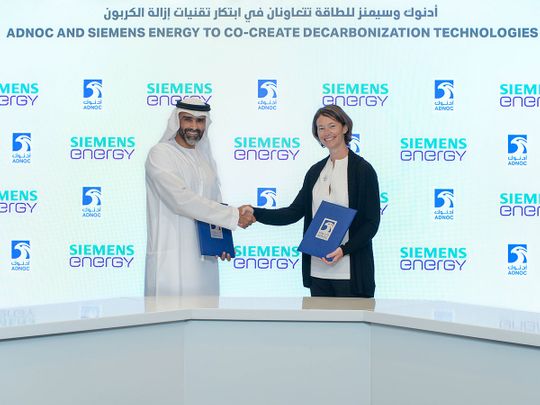 ADNOC and Siemens Energy