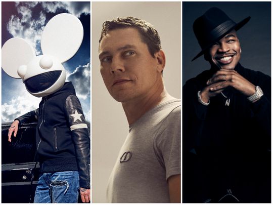 Deadmau5, DJ Tiesto and Ne-Yo