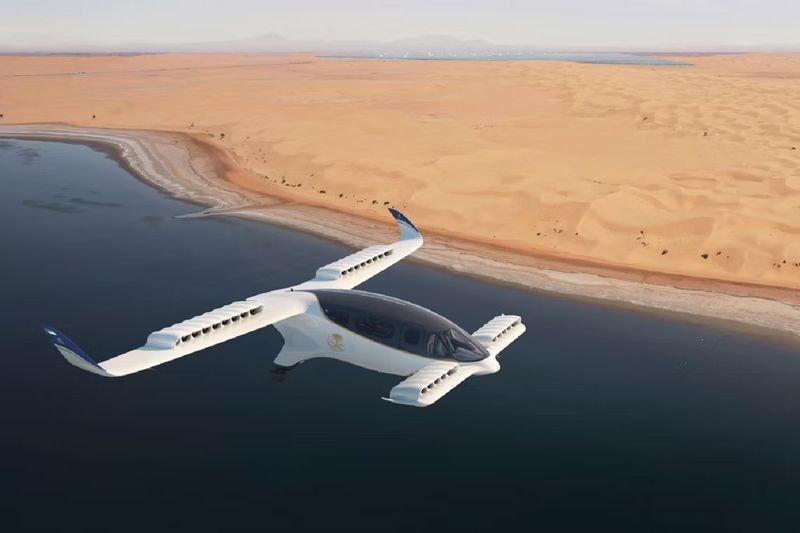 Lilium Saudia 100 VTOL jets