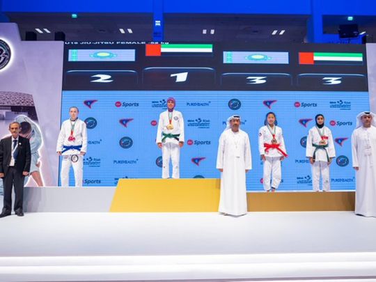 The UAE national jiu-jitsu team