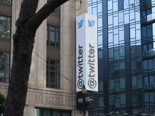 The Twitter Headquarters in San Francisco, California.