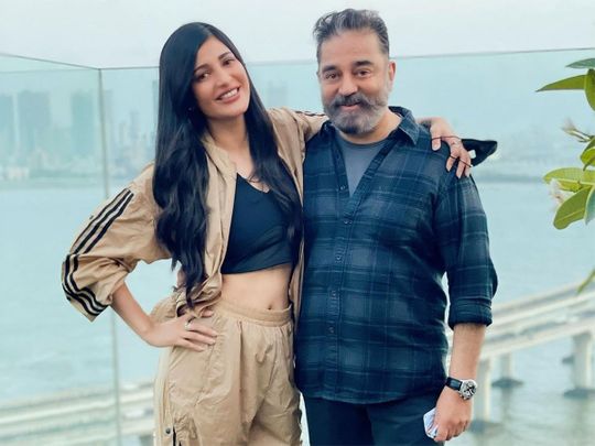Shruti Haasan wishes 'bapuji' with a childhood picture as he turns 68
