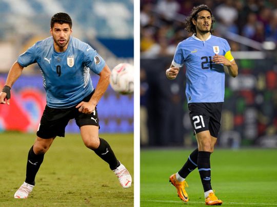 End of an era for Uruguayan strike duo Suarez and Cavani - Gulf News