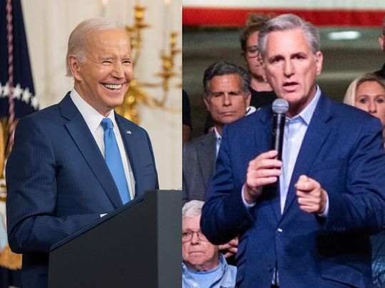 Biden and Kevin McCarthy