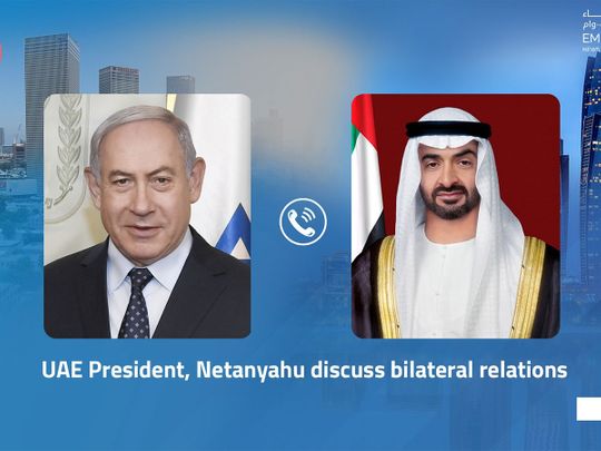 UAE President, Netanyahu