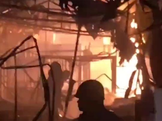 At least 21 killed, several others hurt in Gaza Strip building fire