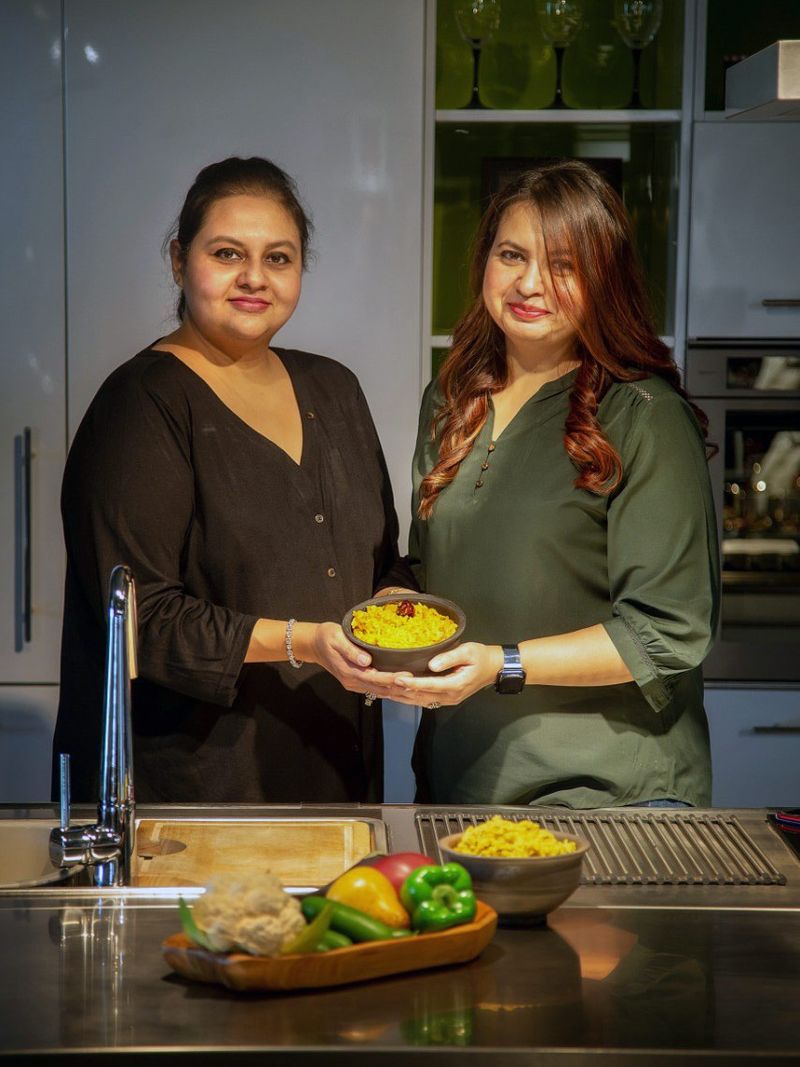 Ratika Bhargava and Riccha Khetan, founders of CauldronSisterss and authors of Khichdi
